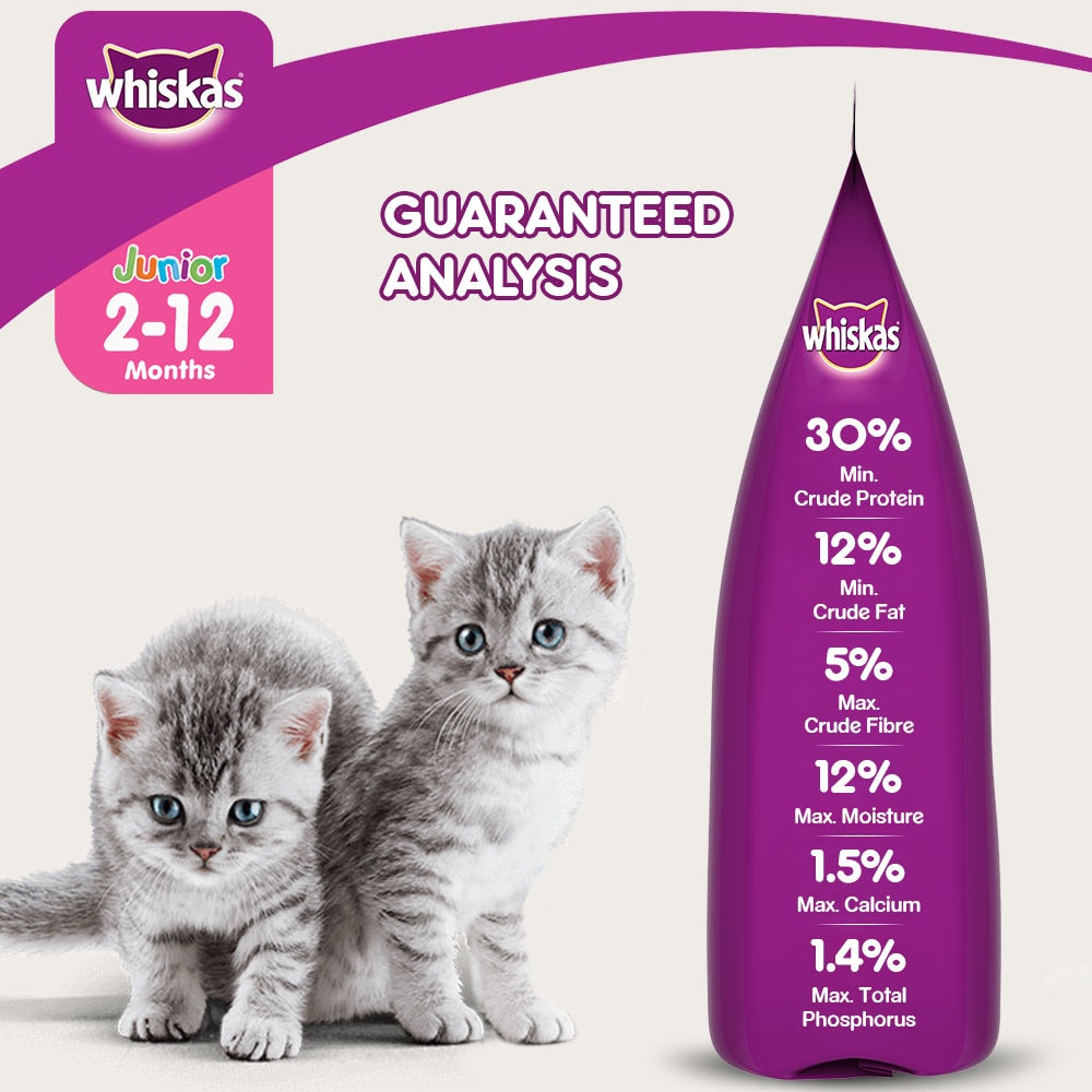 Whiskas® Kitten Dry Food, Mackerel - 6