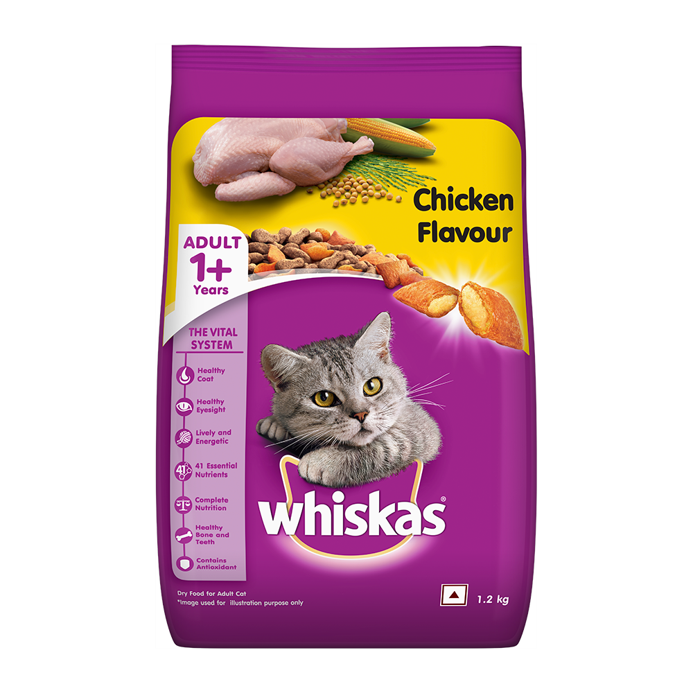 Whiskas® Adult Dry Food, Chicken  - 1