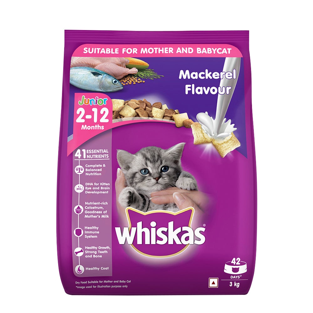 Whiskas Whiskas® Kitten Dry Food, Mackerel