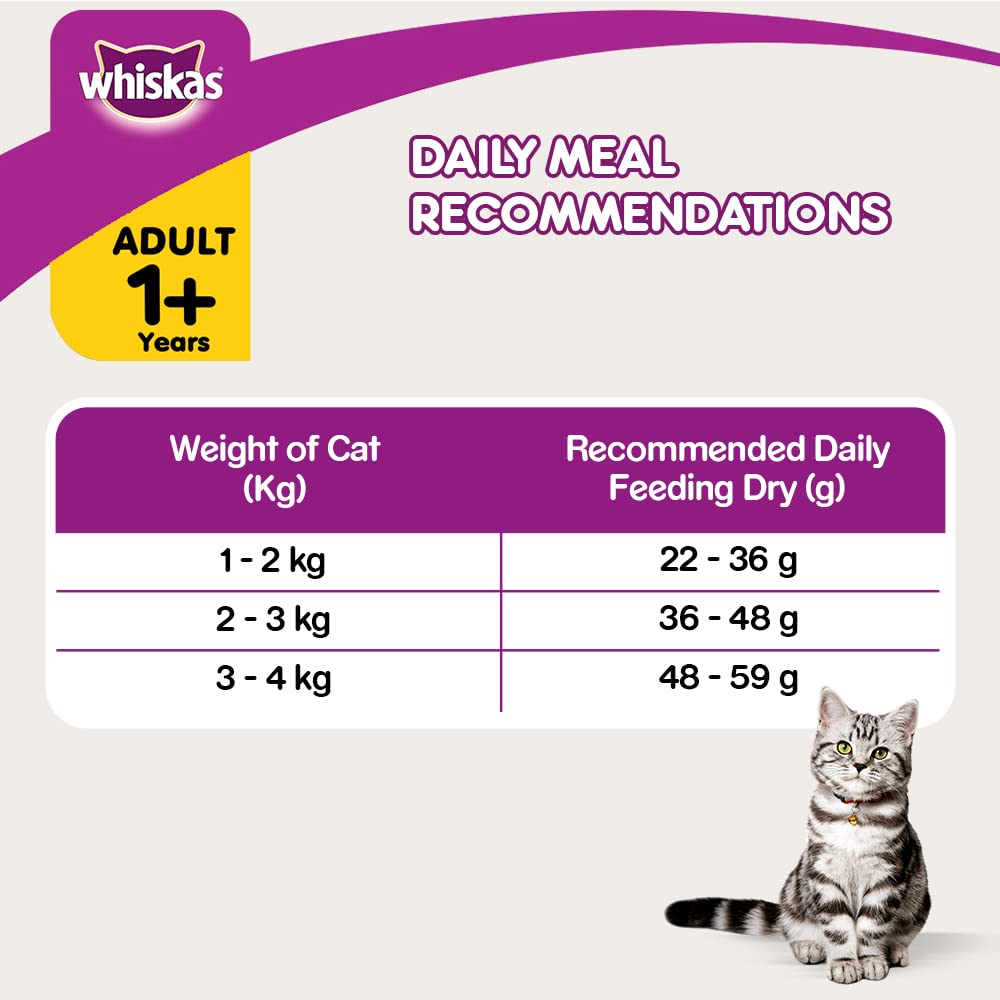 WHISKAS® Adult Dry Food, Chicken - 4