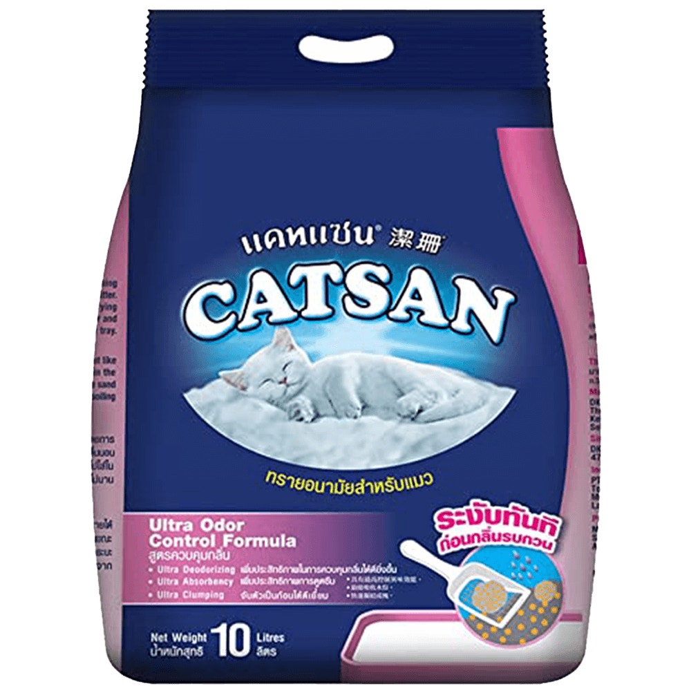 Whiskas Catsan<sup>TM</sup> Clumping Odour Control Cat Litter – 10L pack