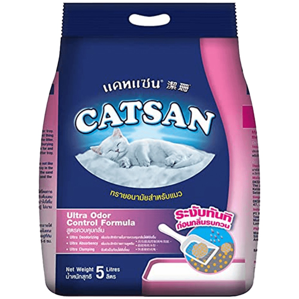 Whiskas Catsan<sup>TM</sup> Clumping Odour Control Cat Litter – 5L pack