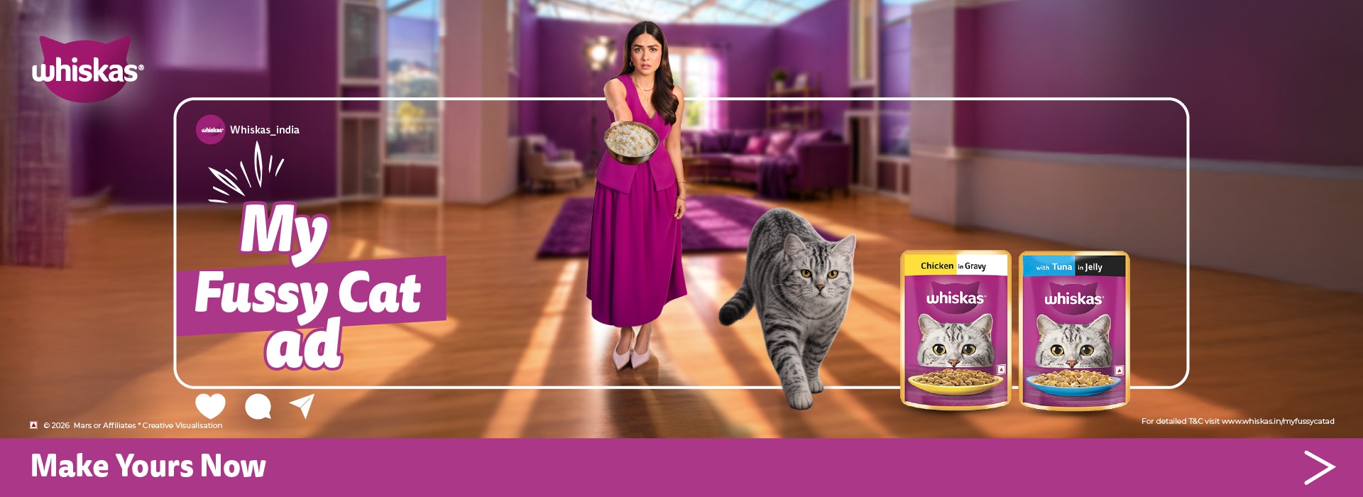 Whiskas Fussy Cat Ad Campaign