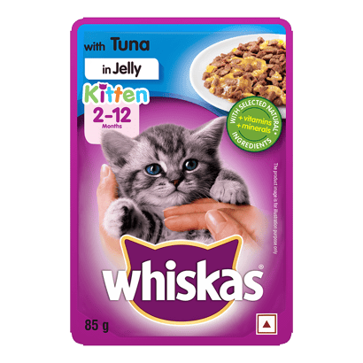 Whiskas® Kitten Wet Food, Tuna in Jelly Pouch