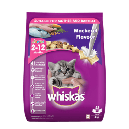 Whiskas® Kitten Dry Food, Mackerel