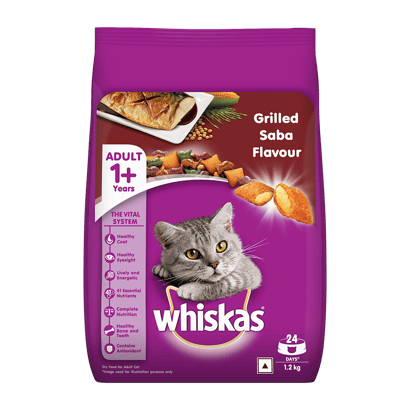Whiskas® Adult Dry Food, Grilled Saba