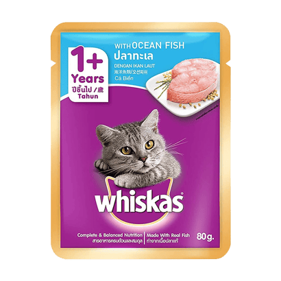 Whiskas® Adult Wet Food, Ocean Fish Pouch