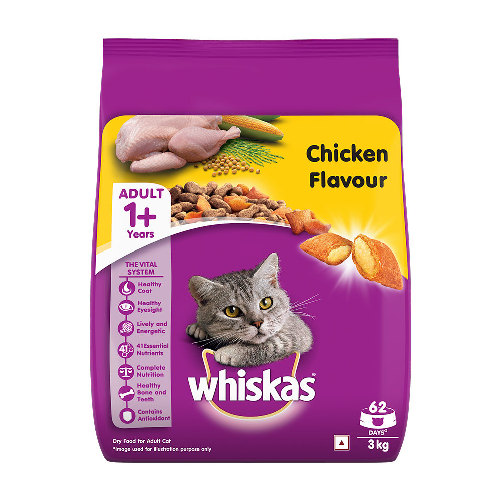 WHISKAS® Adult Dry Food, Chicken