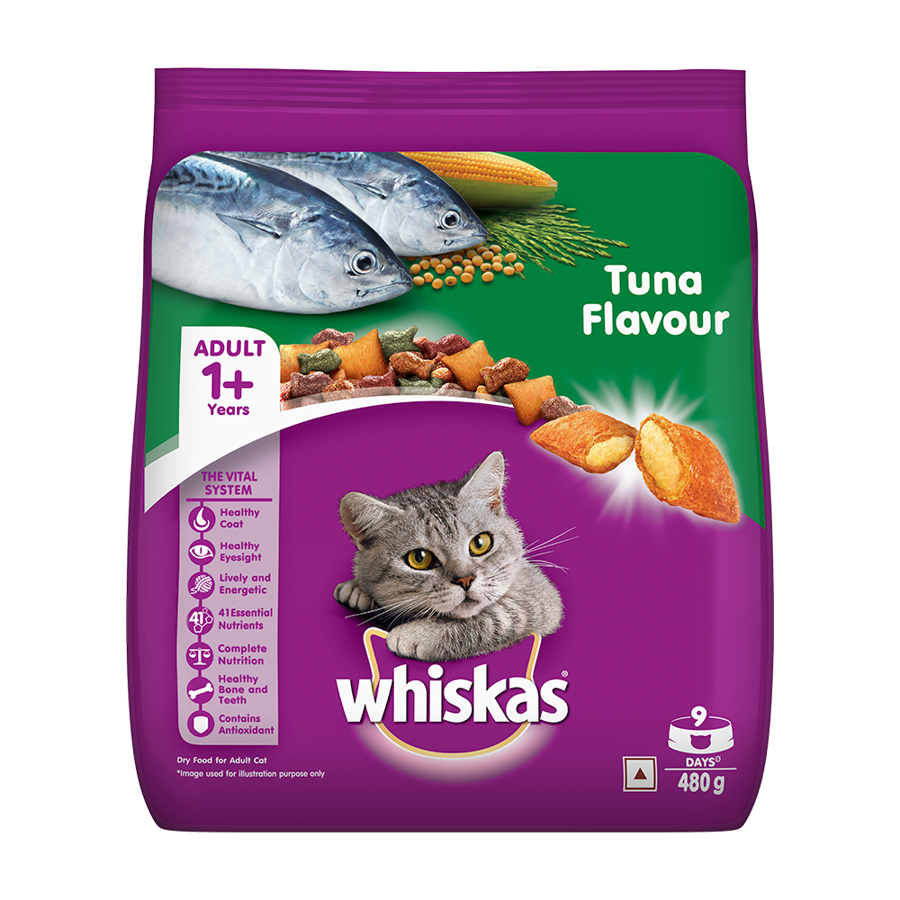 WHISKAS® Adult Dry Food, Tuna
